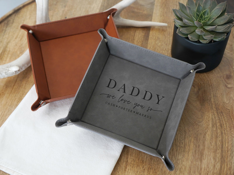 Personalized Catchall Tray for Dads - Gift for Father&