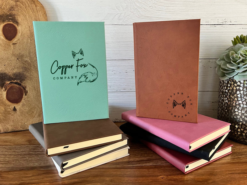 Notebook with your logo or provided design - business gift - logo gift - new business gift - business portfolio - employee gift - promo