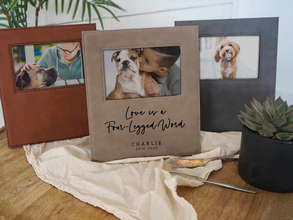 Love Is a Four-Legged Word Photo Frame