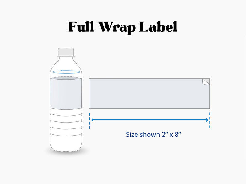 Wild One First Birthday Water Bottle Labels - Set of 30 - Printed water bottle labels, stickers for first birthday party - W21