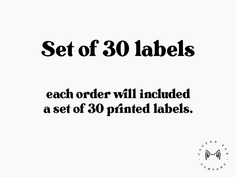 Printed water bottle label wedding favors SET OF 30, labels for bottled water, personalized wedding favors, wedding stickers monogram - W04