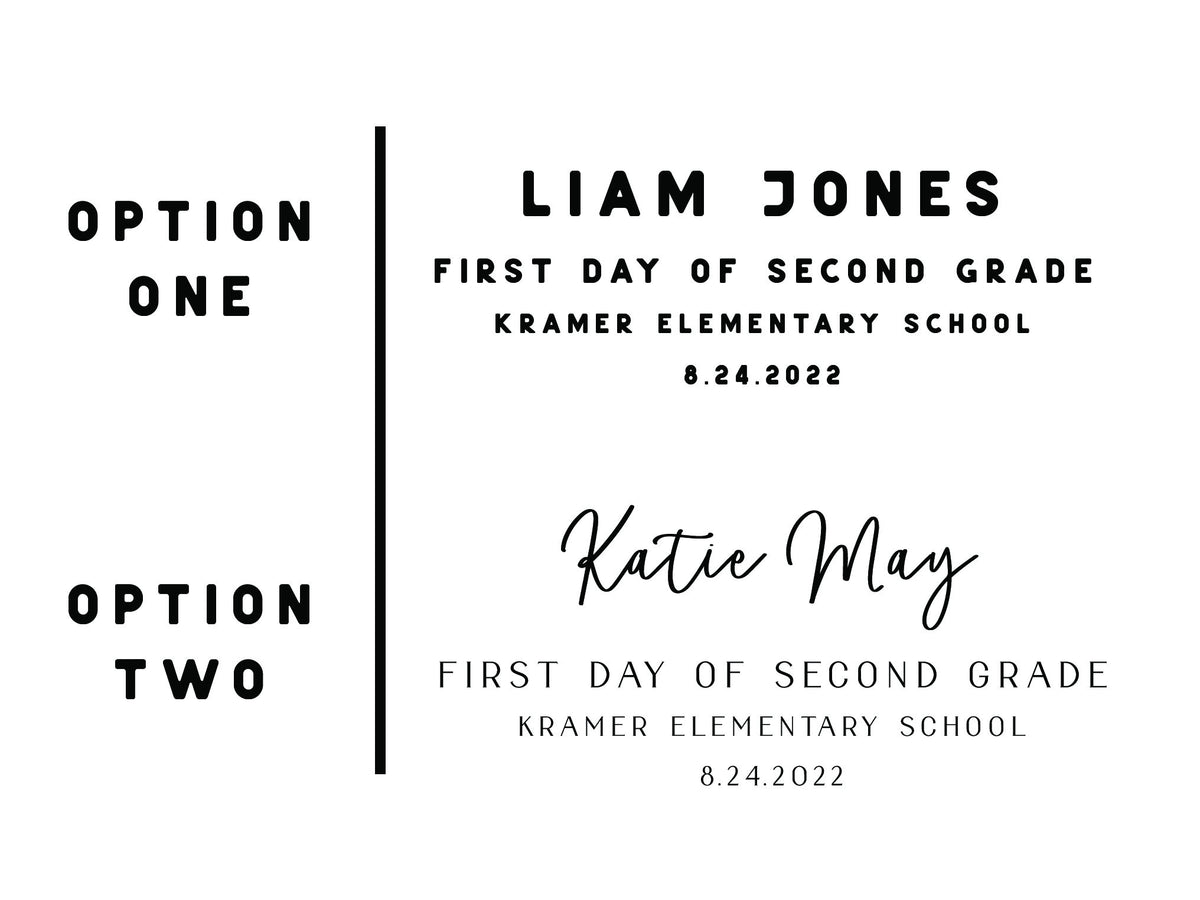 Back to School Picture Frame