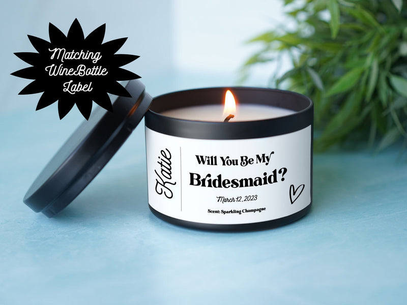 Bridesmaid Proposal Candle Bundle