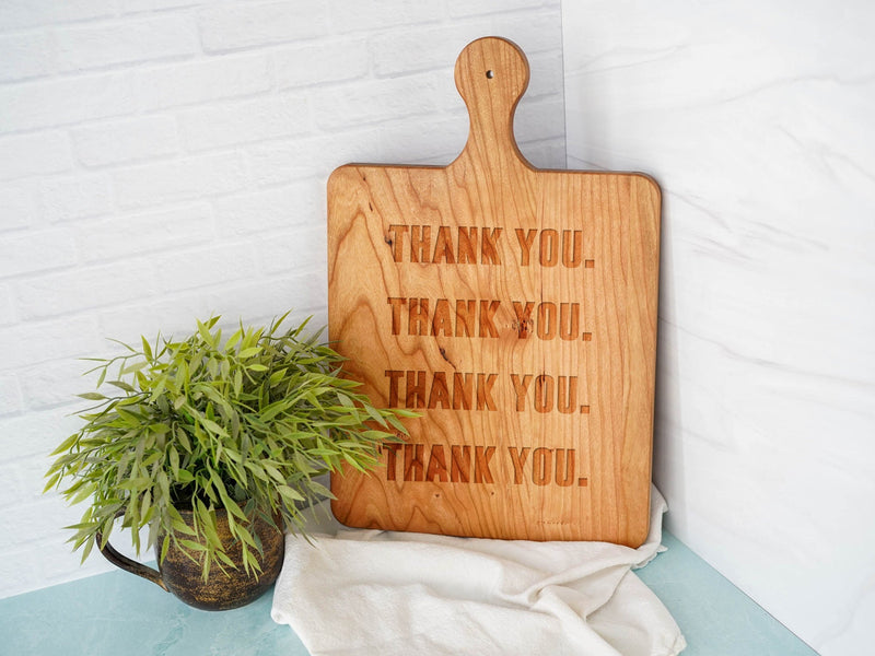 Thank you gift personalized charcuterie board, thank you gift for coworker, cutting board engraved, thank you mom thank you bridesmaid