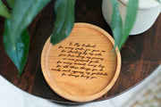 Gifts for Men Who Have Everything-Custom Catch All Tray-Year Anniversary Gift for Husband-Personalized Gifts for Men-Desk Tray-Trinket Tray