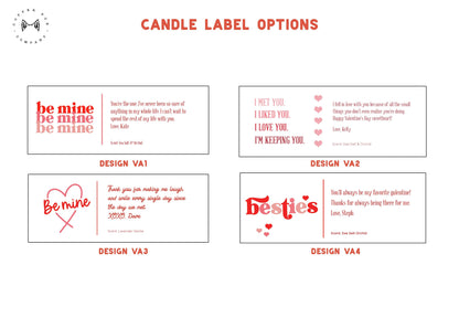 Galentines Day Candles