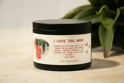 Mother's Day Photo Candle