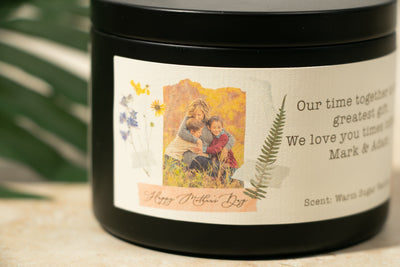 Mother's Day Photo Candle