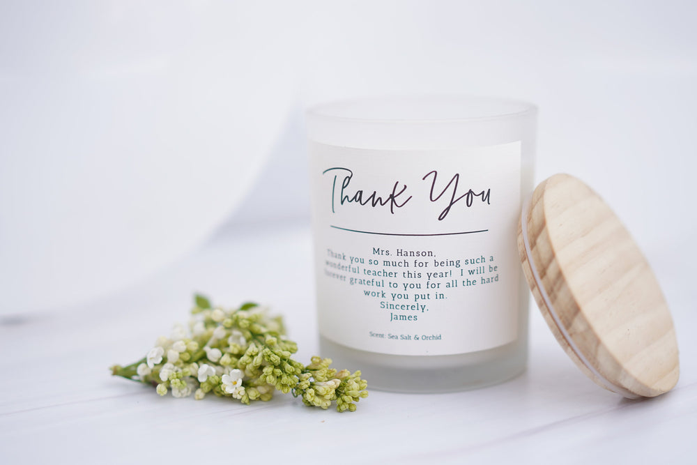 Thank You Gift Candle